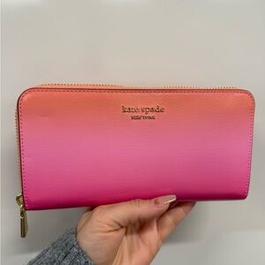 Kate Spade Ombre ziparound Wallet